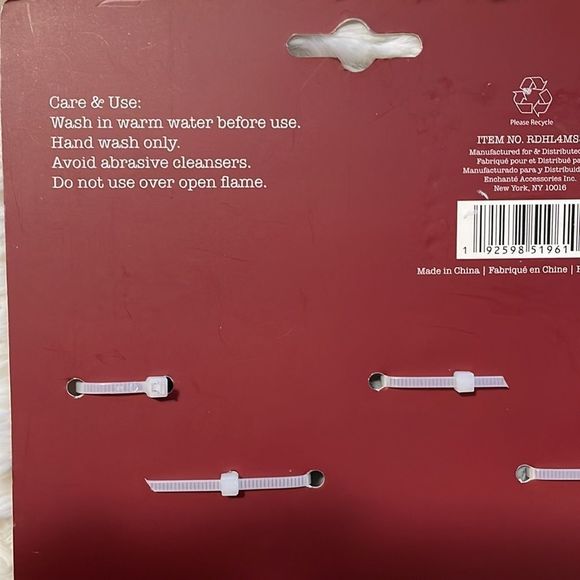 Rae Dunn 4 Piece Mini Spatula Set Holiday Christmas Tis The Season NWT - Picture 4 of 4